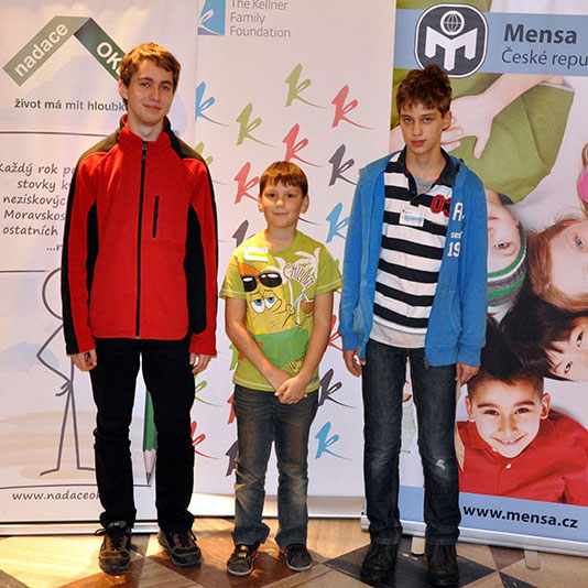 left to right: Ondřej Motlíček, Martin Dedek, Pavel Hudec