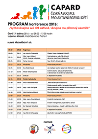 Konference CAPARD (17. 5. 2016, Praha)