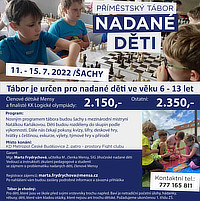 příměstský tábor pro nadané děti (České Budějovice, 11.–15. 7. 2022)