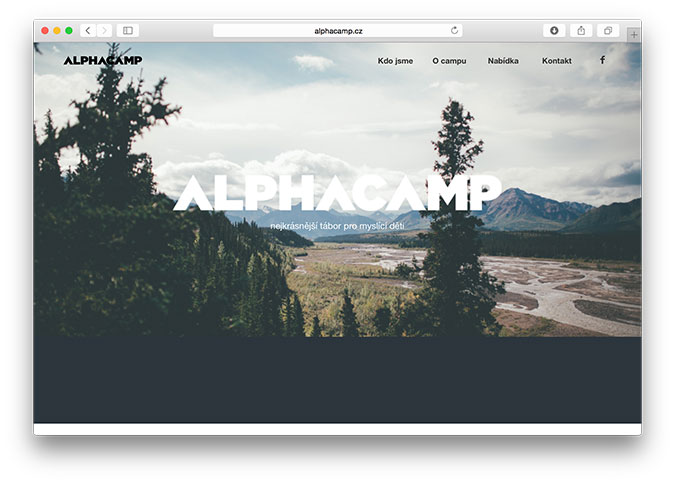 AlphaCamp (www stránky tábora)