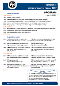konference Mensa pro rozvoj nadání – březen 2017