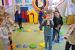 Koordinační cvičení za pomoci balančních kamenů
