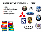 Abstraktní symboly: jeden z principů NTC učení (ukázka z prezentace)