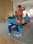 Překážková dráha s prvky NTC systému + zrakové vnímání