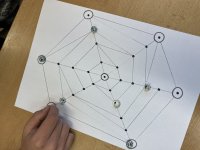 je zajímavé zkusit, zda moucha má šanci uletět šesti schopným pavoukům nebo pěti?