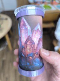 kaleidoskop - fosforeskující krystalky